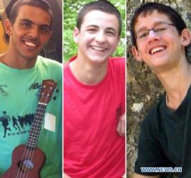 Left to right: Eyal Yifrah, Gilad Shaer, Naftali Frankel