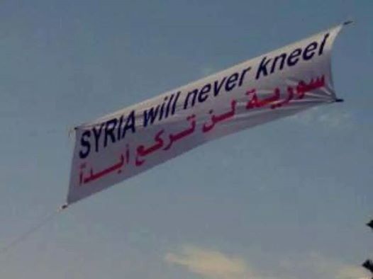 Syria will never kneel