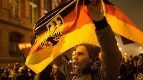 Pegida supporters were outnumbered at the Berlin march